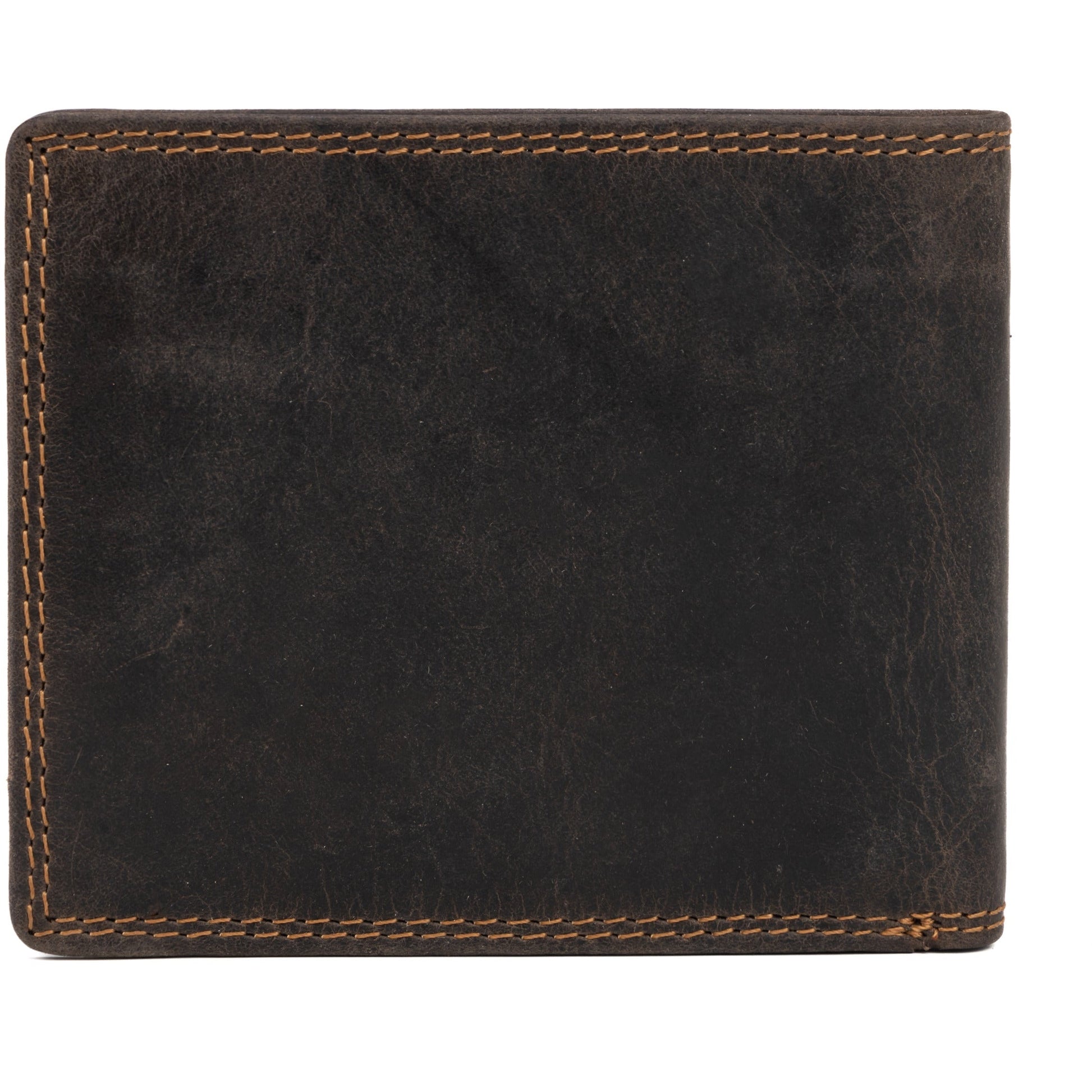 Leather Mens Wallet Hart Brown - Greenwood Leather