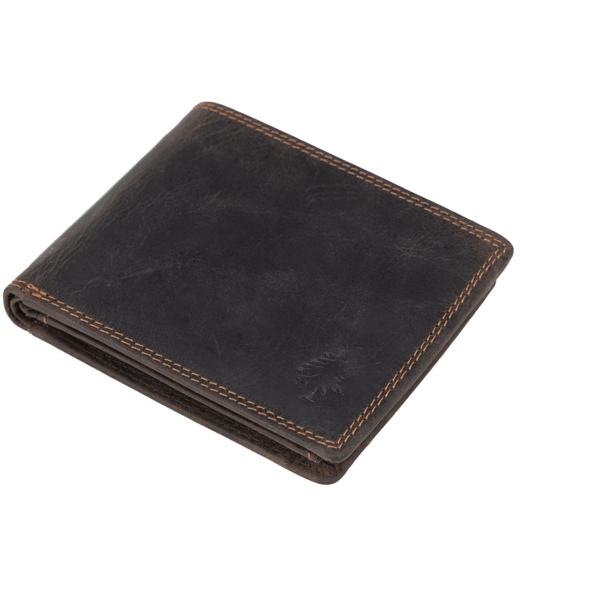 Leather Mens Wallet Hart Brown - Greenwood Leather