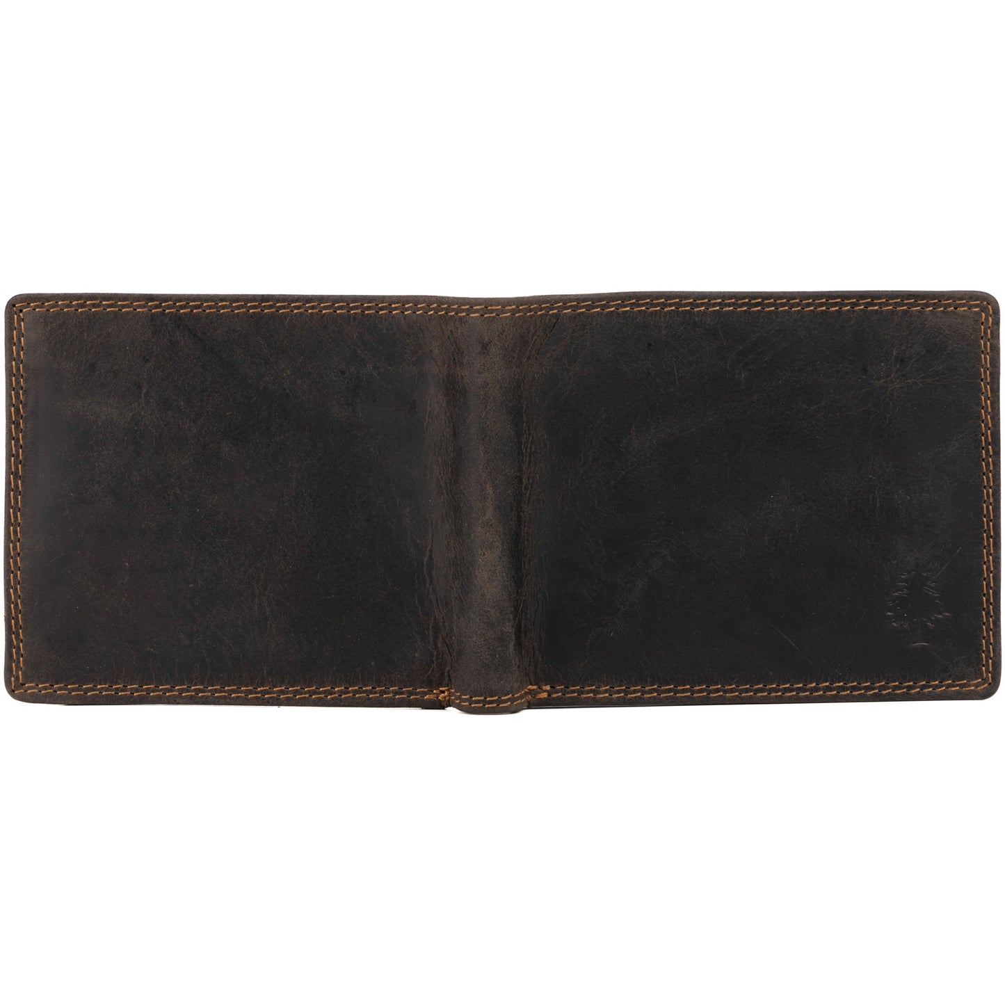 Leather Mens Wallet Hart Brown - Greenwood Leather