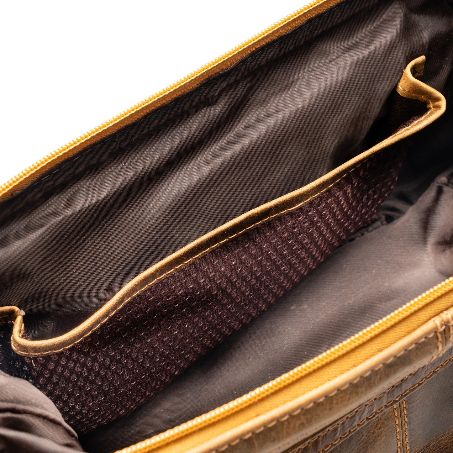 Leather Toiletry Bag Napier - Camel - Greenwood Leather