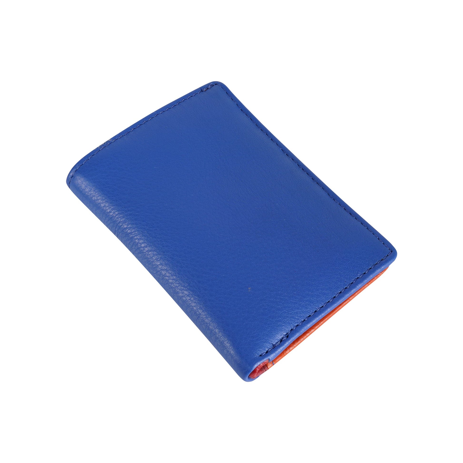 Pocket Card Holder Jamaica Blue - Greenwood Leather