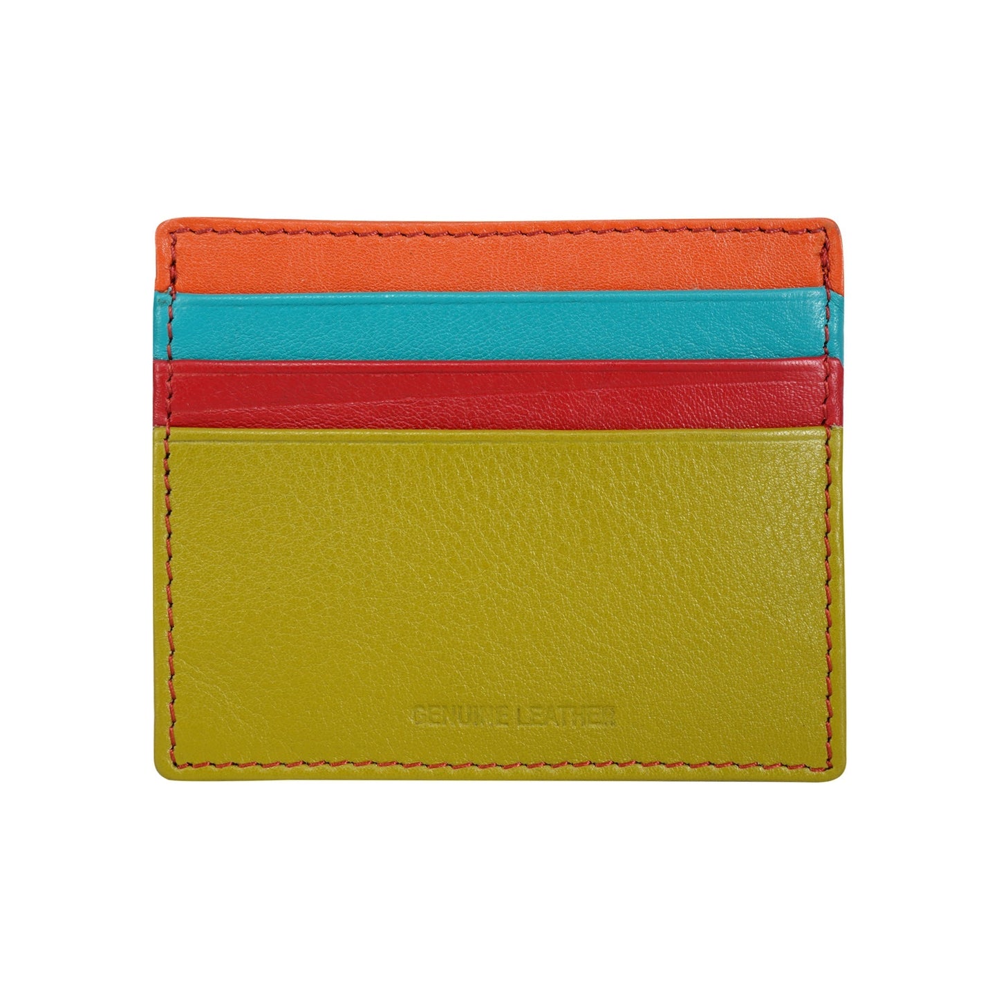 Credit Card Holder Melody Red - Greenwood Leather