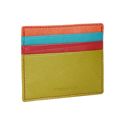 Credit Card Holder Melody Red - Greenwood Leather