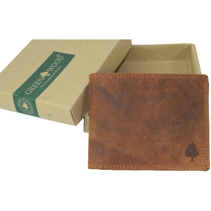 Leather Wallet George - Sandal - Greenwood Leather