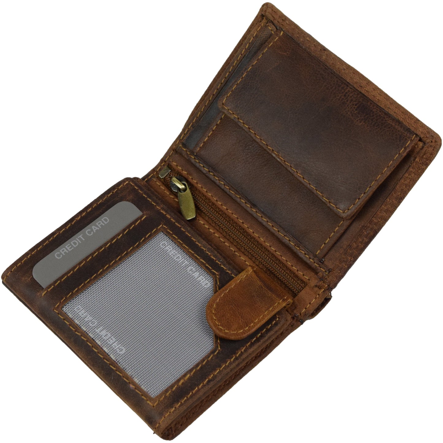 Men's Leather Wallet Tyler - Sandal - Greenwood Leather