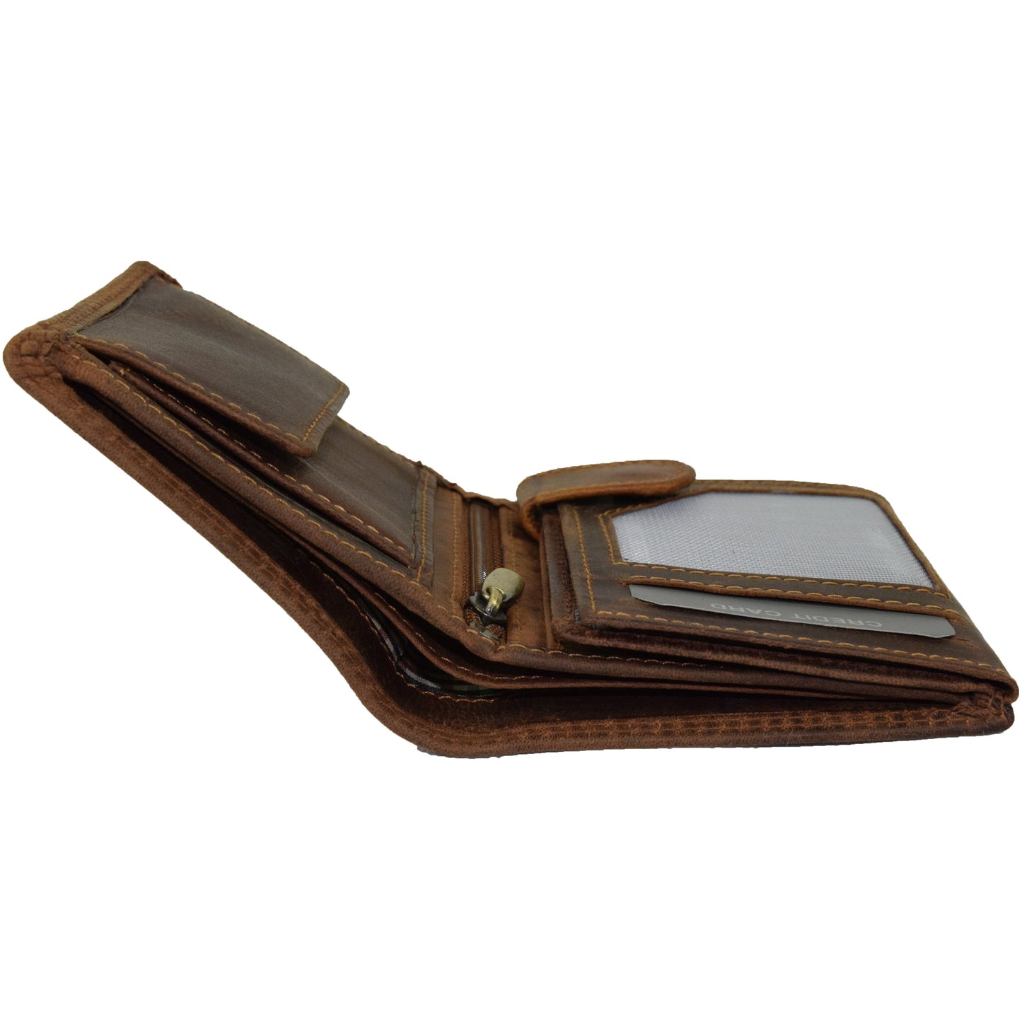 Men's Leather Wallet Tyler - Sandal - Greenwood Leather