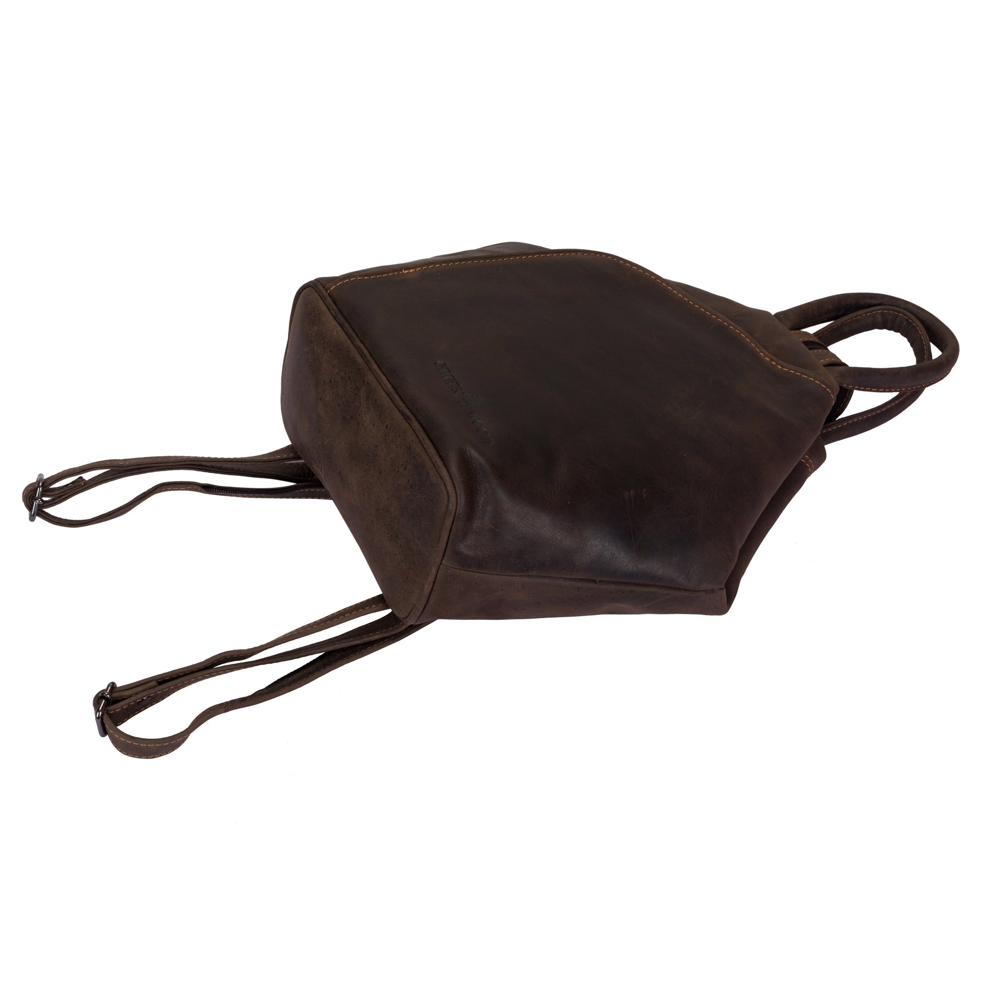 Leather Backpack, Leather Rucksack Bag, Leather bag - Zoe Brown - Greenwood Leather