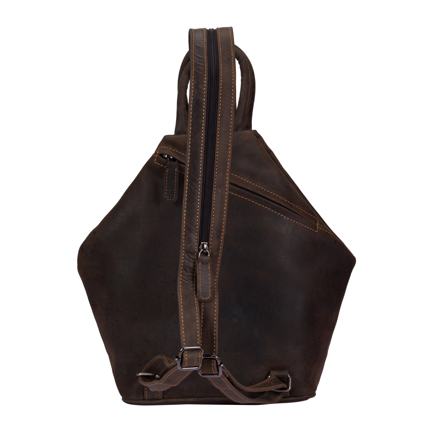 Leather Backpack, Leather Rucksack Bag, Leather bag - Zoe Brown - Greenwood Leather