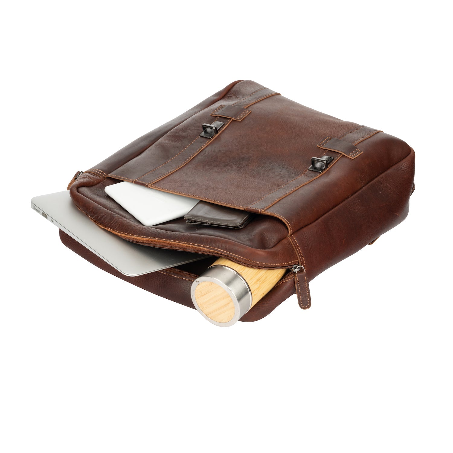 Leather Laptop Backpack Melbourne Sandal - Greenwood Leather