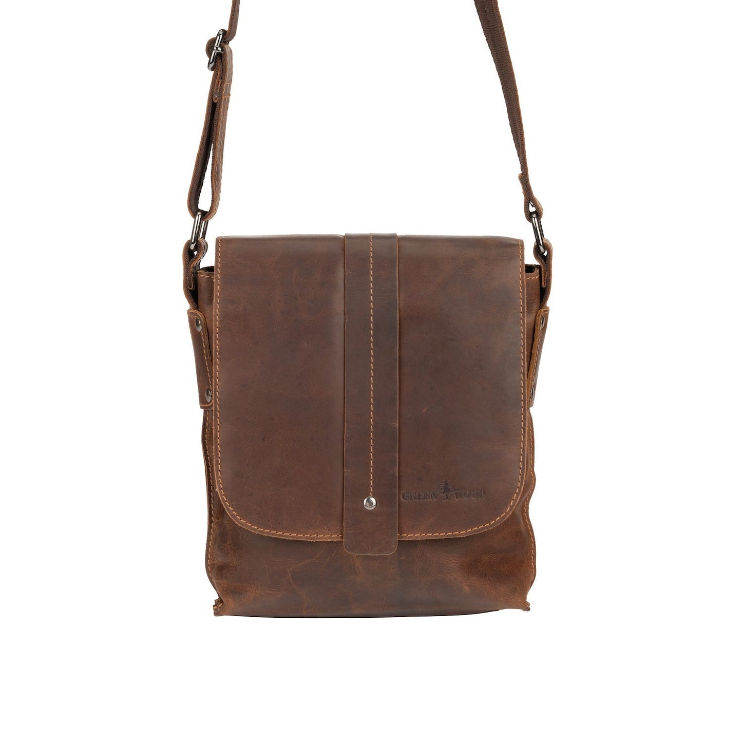 Mini Messenger Bag Henrik - Unisex - Sandel - Greenwood Leather