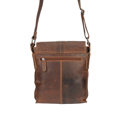 Mini Messenger Bag Henrik - Unisex - Sandel - Greenwood Leather