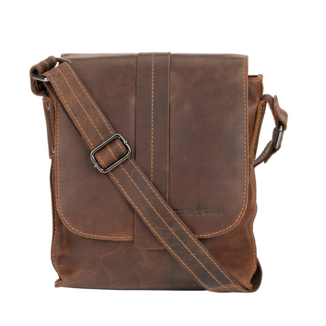 Mini Messenger Bag Henrik - Unisex - Sandel - Greenwood Leather