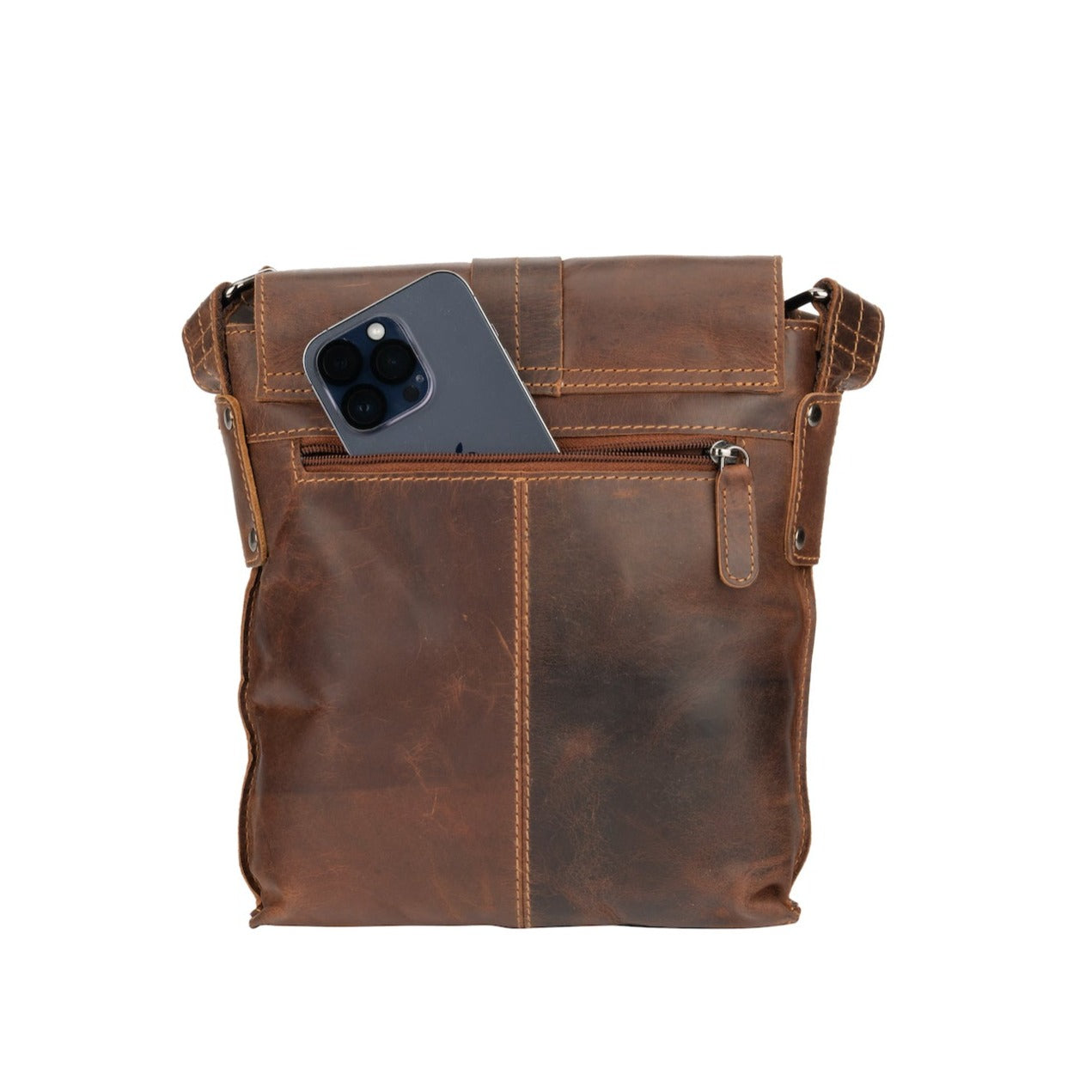 Mini Messenger Bag Henrik - Unisex - Sandel - Greenwood Leather