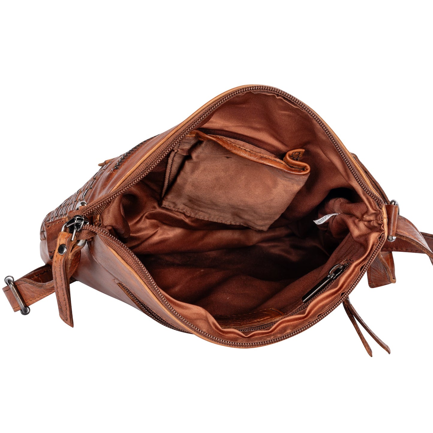 Leather Shoulder Bag - Elsa Cognac - Greenwood Leather