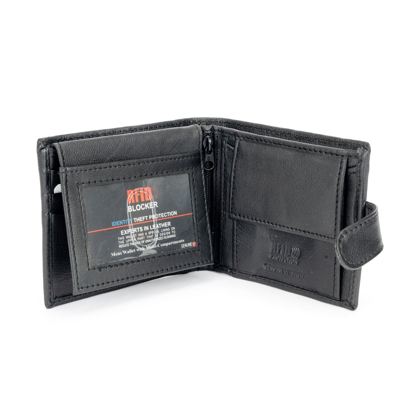 RFID Slim Leather Wallet For Men - Swan Hill - Greenwood Leather