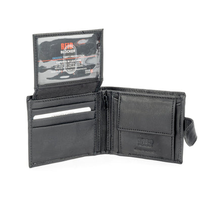 RFID Slim Leather Wallet For Men - Swan Hill - Greenwood Leather