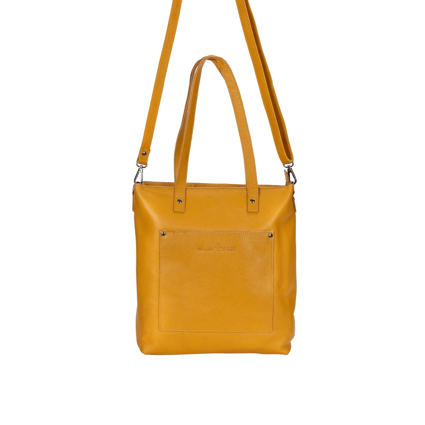 Classic Leather Tote Bag Colorado - Yellow