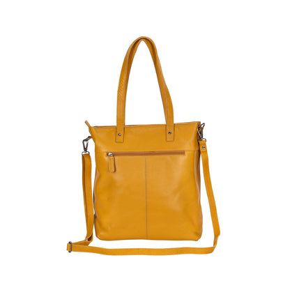 Classic Leather Tote Bag Colorado - Yellow