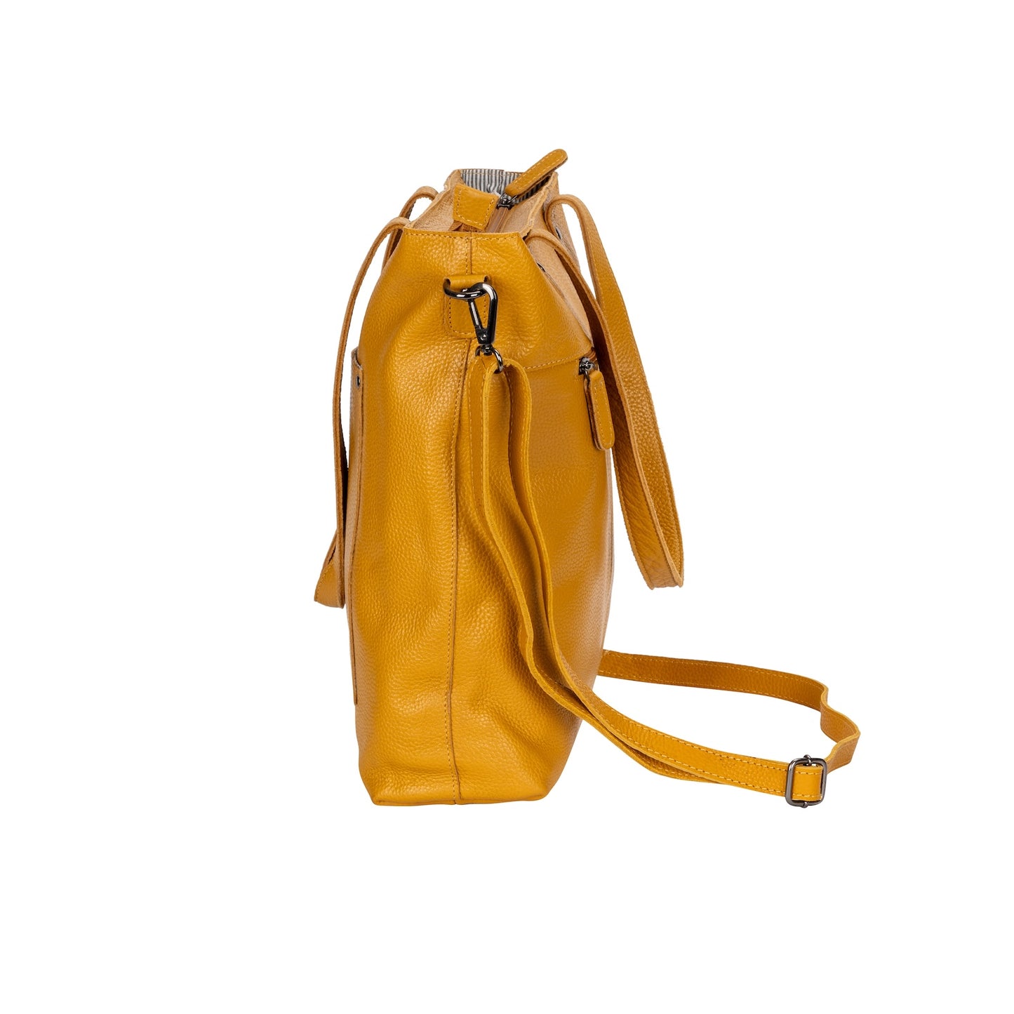 Classic Leather Tote Bag Colorado - Yellow