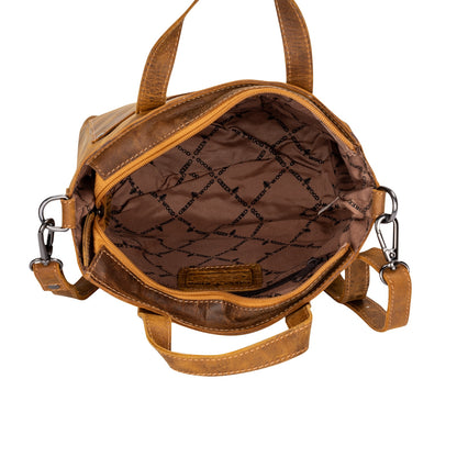 Mini Crossbody Tote Bag Panama - Camel