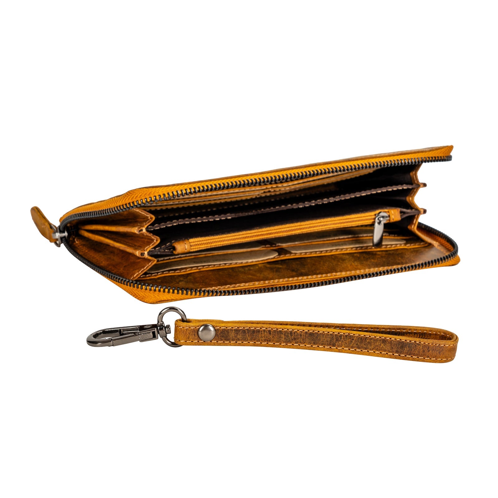 Leather Wallet GW2282 Camel - Greenwood Leather