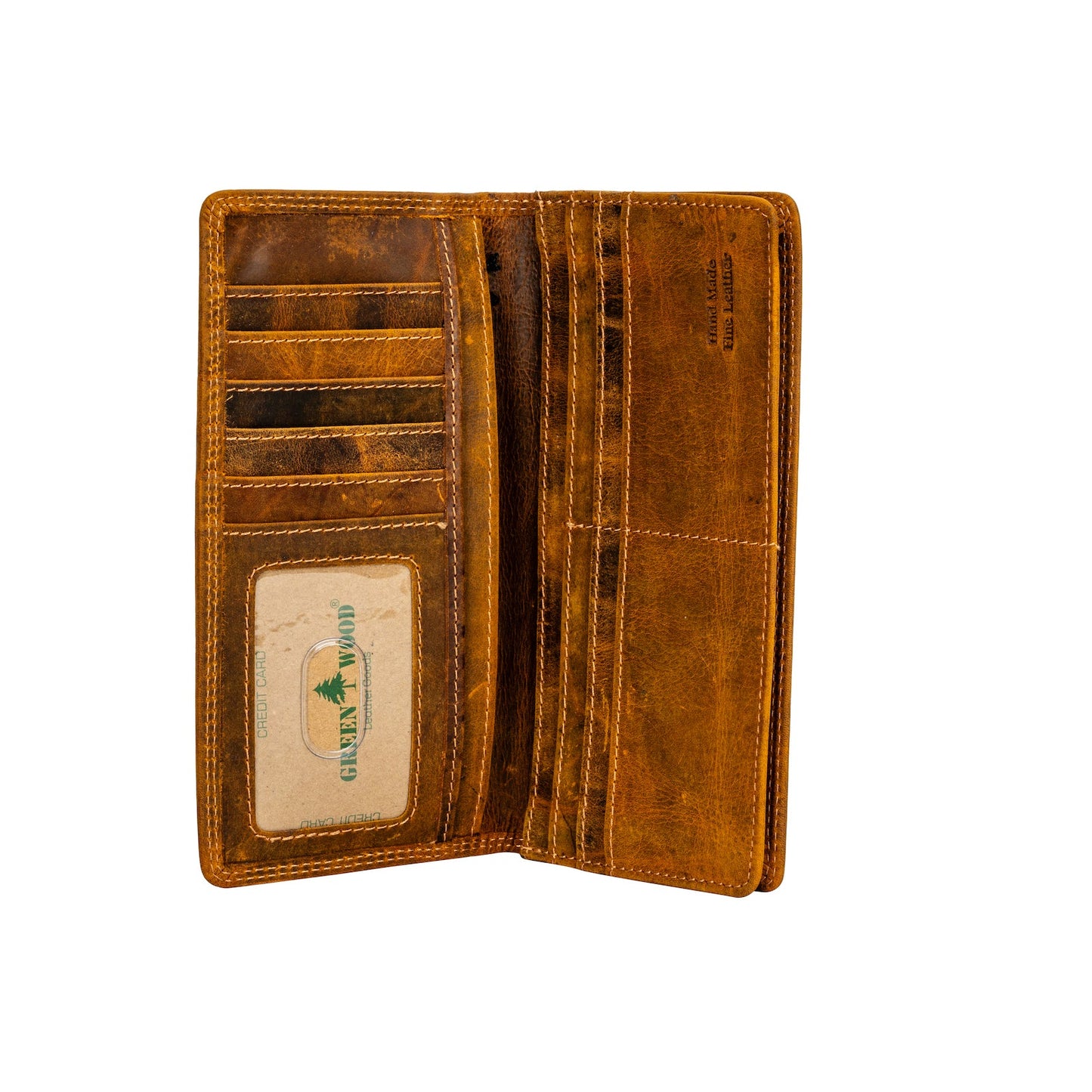 Leather Wallet GW2266 Camel - Greenwood Leather