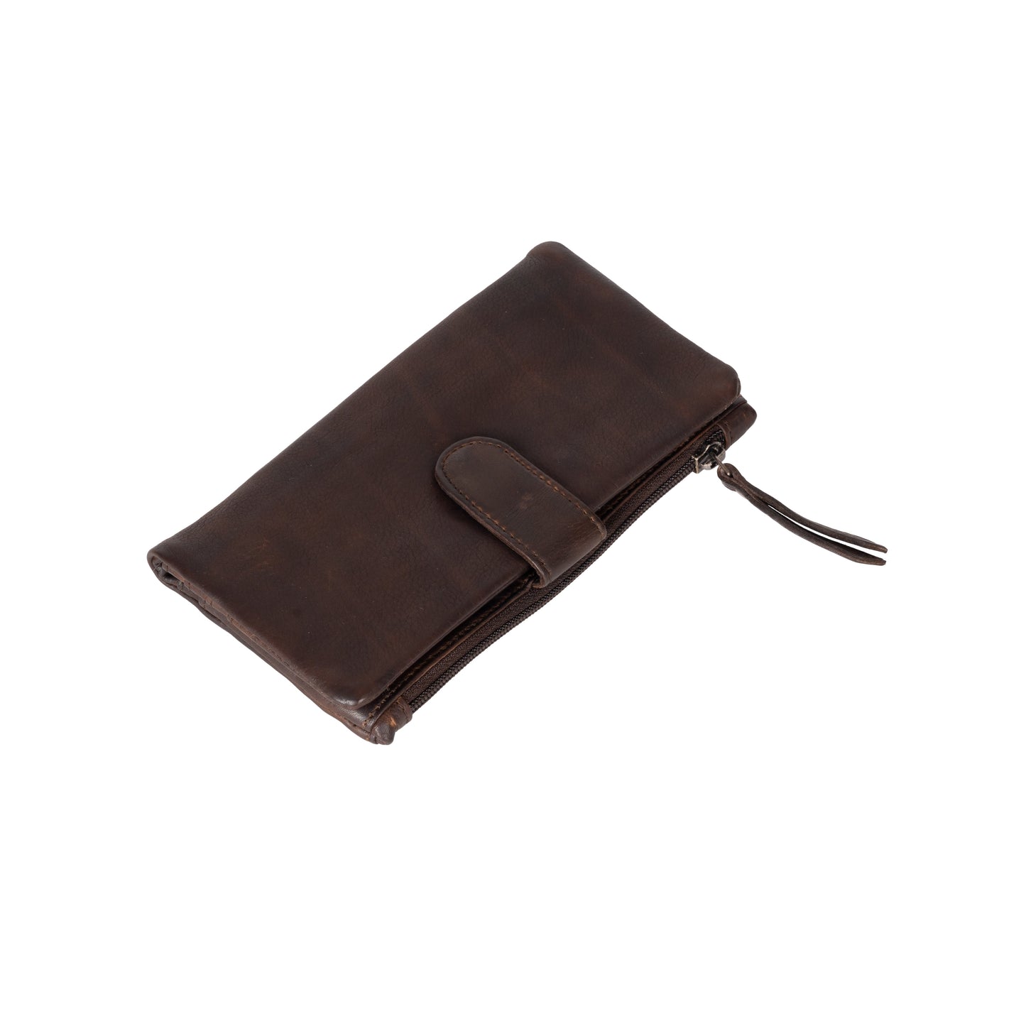 Leather Wallet Cyndy - Brown - Greenwood Leather