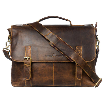 Leather Laptop Bag Portland Sandal - Greenwood Leather