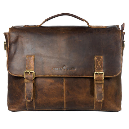 Leather Laptop Bag Portland Sandal - Greenwood Leather