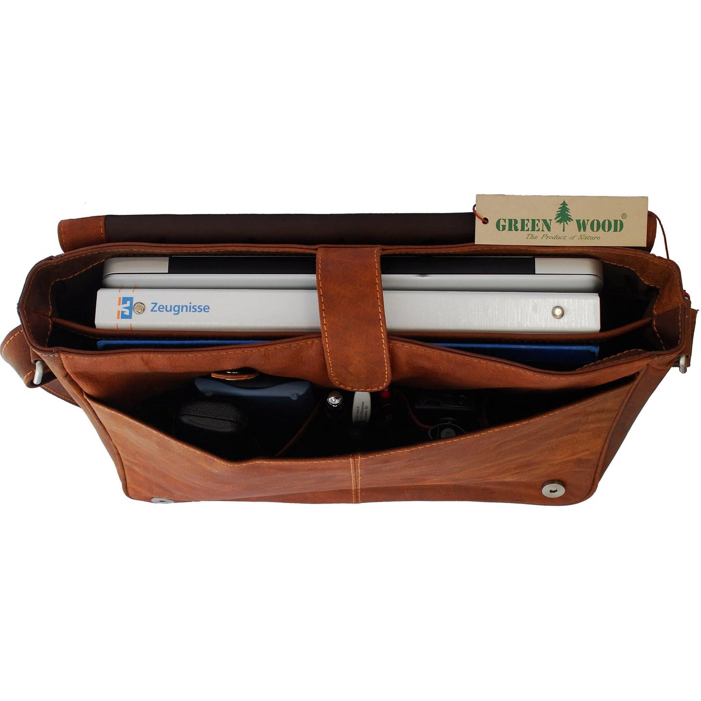 Leather Laptop Bag Richard Sandal - Greenwood Leather