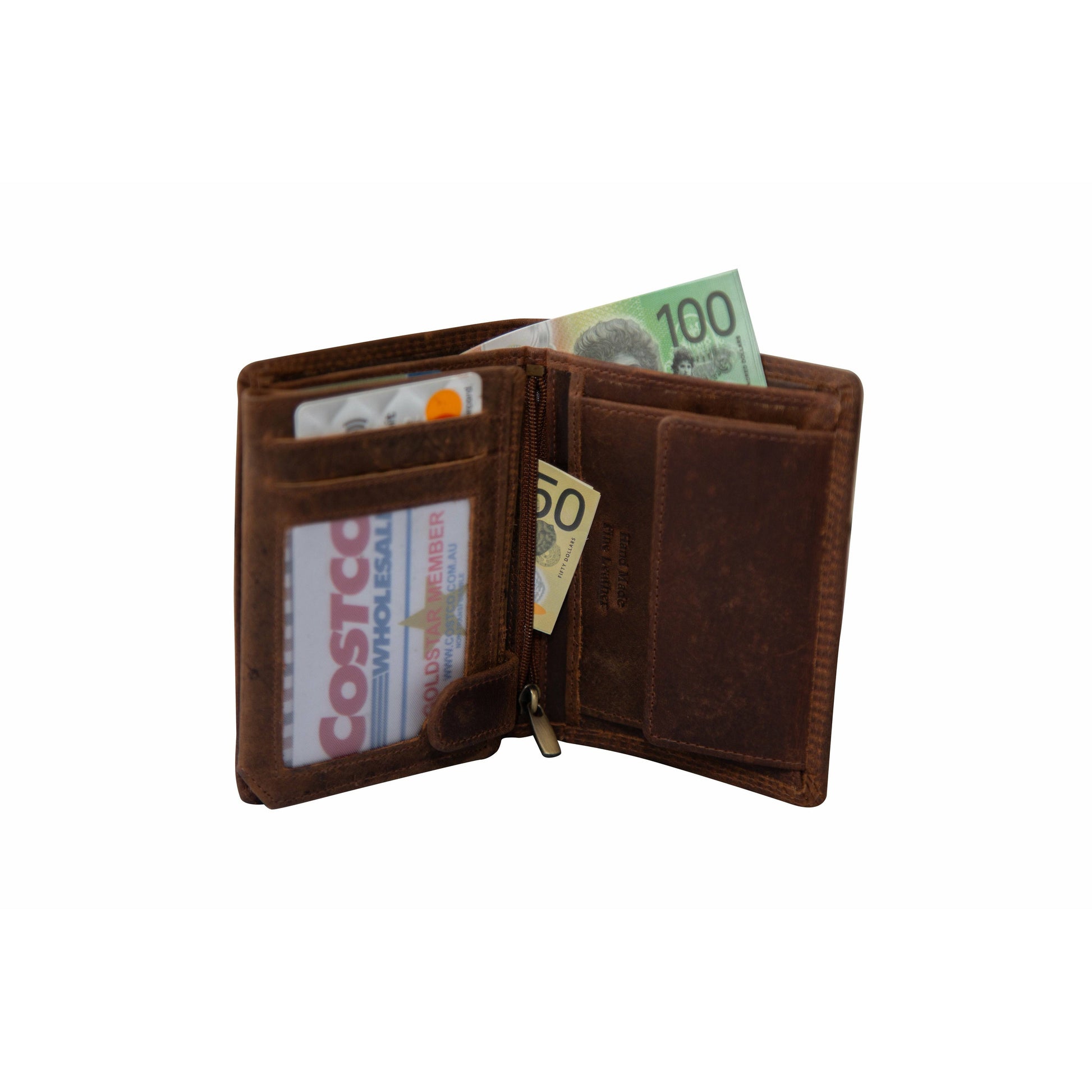 RFID Leather Wallet Melton - Sandal - Greenwood Leather