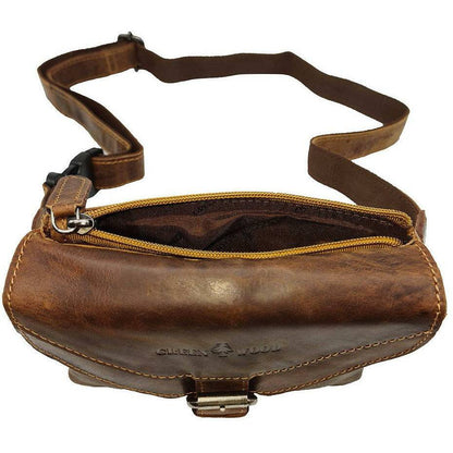 Leather Women Waist Pack Jax - Sandel - Greenwood Leather