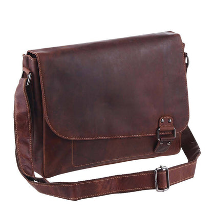 Leather Shoulder Bag - Martin Sandal - Greenwood Leather