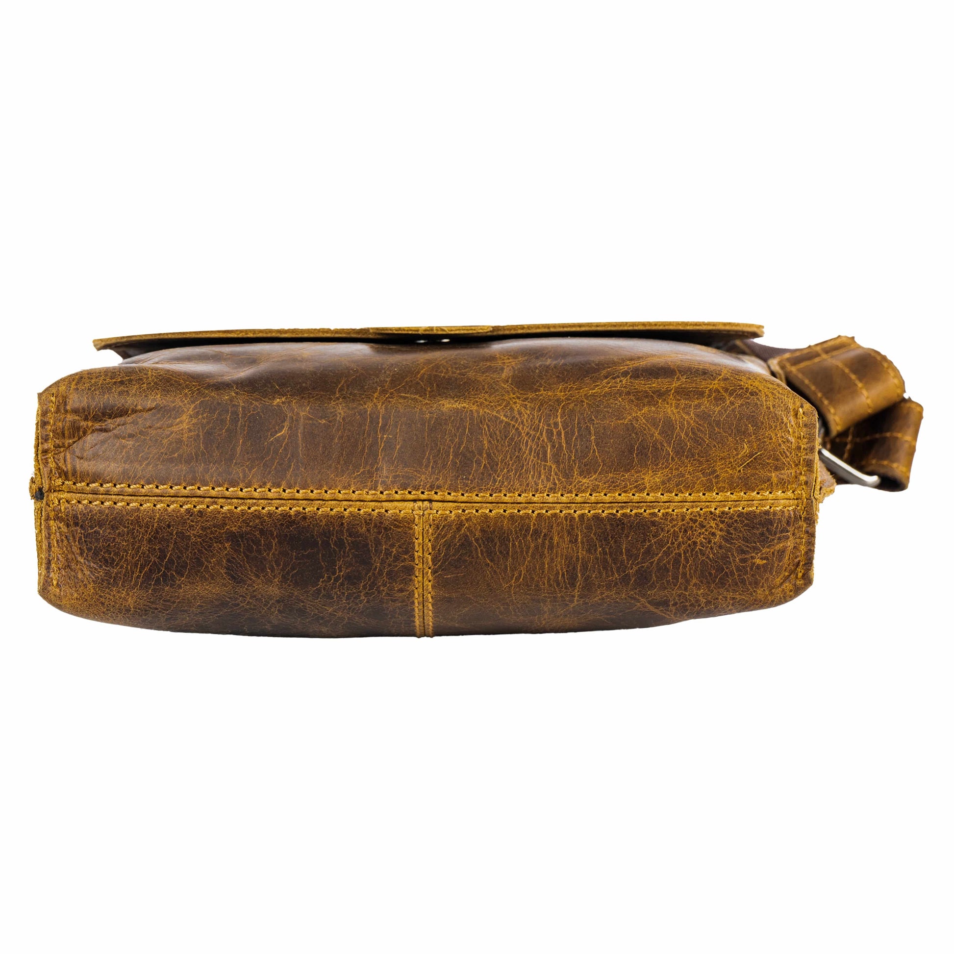 Mini Messenger Bag Henrik - Unisex - Camel - Greenwood Leather