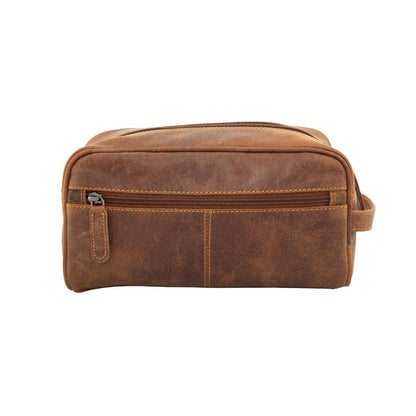 Leather Toiletry Bag Sandal - Banff - Greenwood Leather