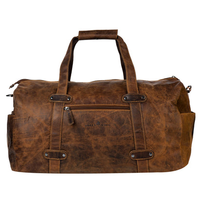 Leather Overnight Duffle Bag Montreal - Sandal - Greenwood Leather