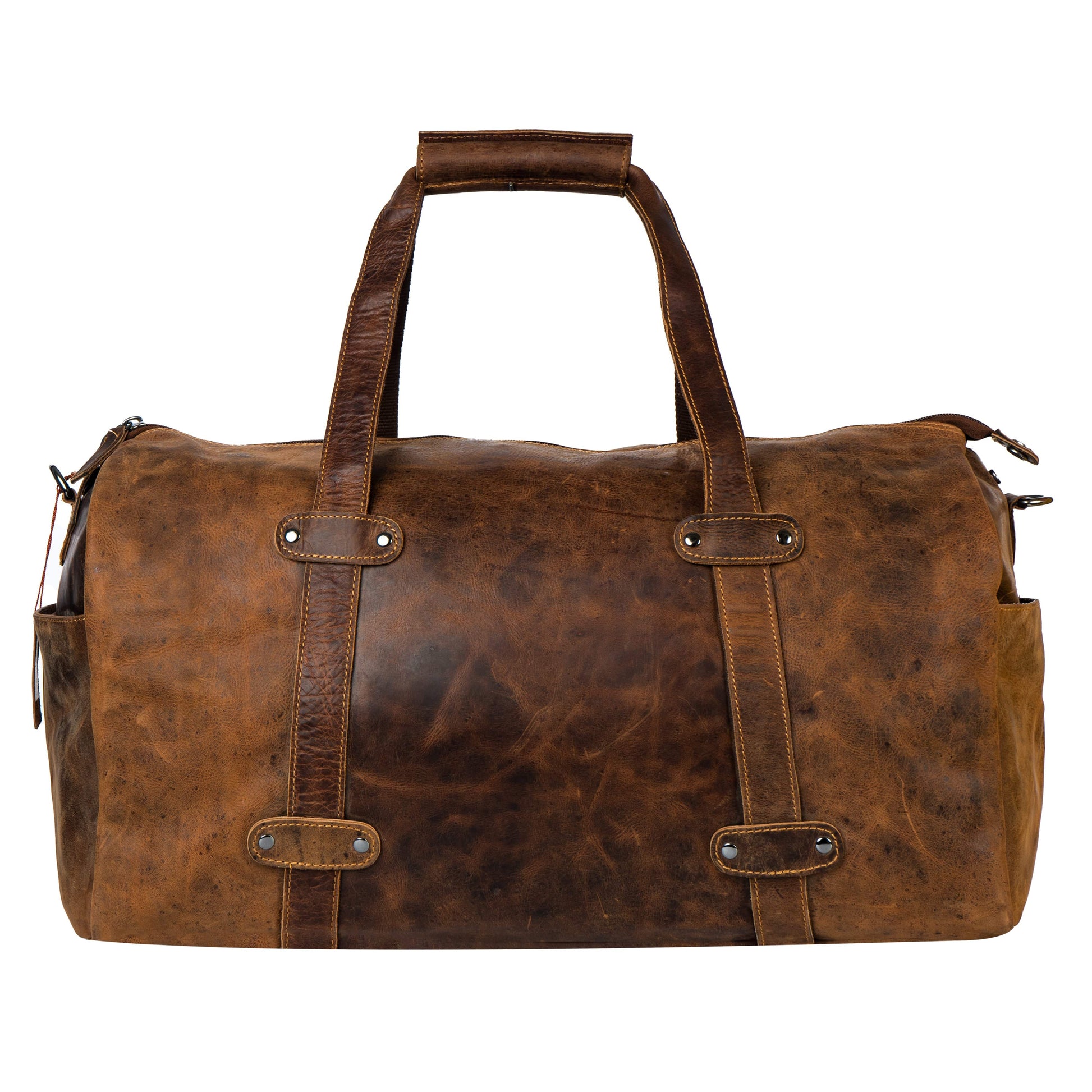 Leather Overnight Duffle Bag Montreal - Sandal - Greenwood Leather