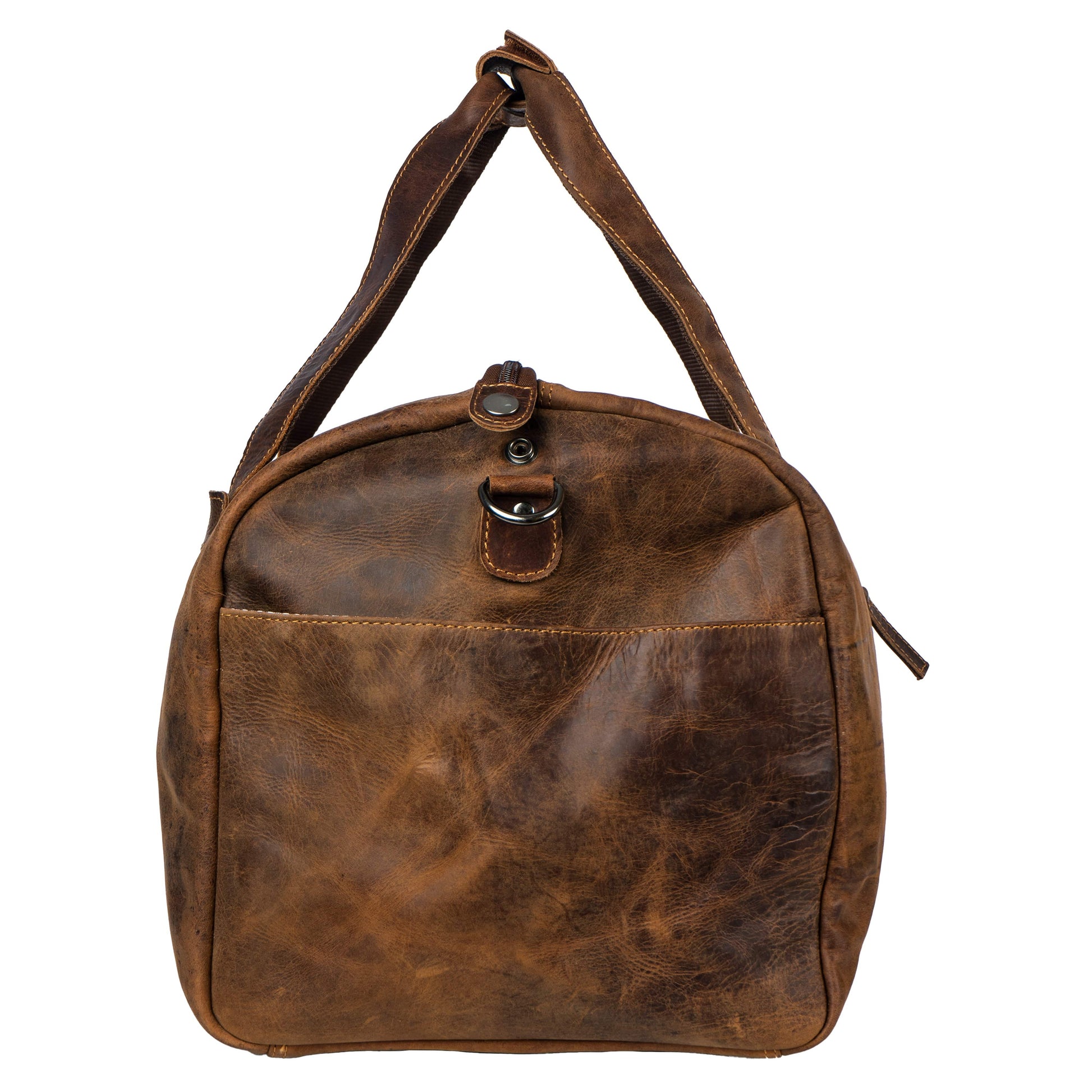 Leather Overnight Duffle Bag Montreal - Sandal - Greenwood Leather